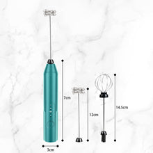 Load image into Gallery viewer, Uncahome Milk Frother Wand Drink Mixer - Handheld Milk Frother Electric Whisk - Easy-Clean Stainless Steel Frother Wand &amp; Mini Blender - Electric Coffee Frother for Milk Coffee Lattes
