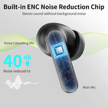 Load image into Gallery viewer, Wireless Earbuds Bluetooth Headphones, with LED Display Charging Case, Waterproof In-Ear Earphones with Mic for iPhone /Android /PC /Laptop, Black
