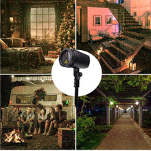 Load image into Gallery viewer, Christmas Laser Stars Projector Lights 3 modes Remote Control Waterproof Timer for Holiday Party Garden,Red &amp; Green
