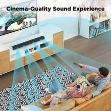 Load image into Gallery viewer, COWIN Sound Bar for TV Speaker Soundbar Bluetooth &amp; Wired 2-in-1 Detachable Wall Mountable Home Audio Theater (BT5.0/Optical/AUX/Remote) 32 inch
