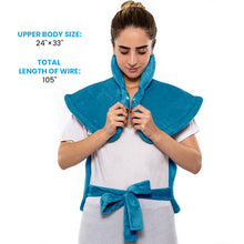 Load image into Gallery viewer, Heating Pad for Back Electric Heat Pads 24" x33'' Heating Vest 6 Heating Levels Fast Heating Pads for Neck and Shoulders Relaxing Birthday Gifts
