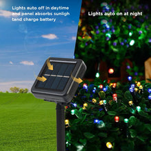 Load image into Gallery viewer, 200 LED Solar String Lights for Outside, 75ft 8 Modes Solar Christmas Lights Waterproof Solar Fairy Lights for Outdoor &amp; Indoor Decoration, Multicolor
