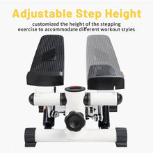 Load image into Gallery viewer, COWIN Stair Stepper for Exercises Home Mini Stepper with Resistance Bands 330lbs Weight Black
