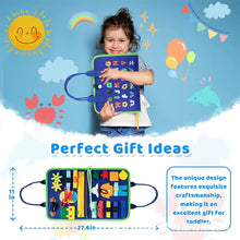 Load image into Gallery viewer, Silensys Busy Board Montessori Toys Busy Book Gift for 1 2 3 4 Year Old Toddler Sensory Board Travel Toys
