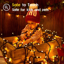 Load image into Gallery viewer, Maraawa 66ft LED Christmas Lights, Christmas Tree Lights Indoor Plug in, 8 Modes Twinkle Christmas String Lights for Indoor Outdoor Xmas Tree Wedding Party Decoration (Warm White)
