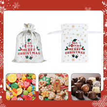 Load image into Gallery viewer, COWIN Christmas Drawstring Gift Bags Assorted Sizes, 34Pack Bulk Holiday Wrapping Bags, Reusable Xmas Presents Bags, Suitable as Favor &amp; Goody Bags in Small/Medium/Large/Extra Large/Huge Sizes
