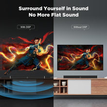 Load image into Gallery viewer, COWIN Sound Bar for TV Speaker Soundbar Bluetooth &amp; Wired 2-in-1 Detachable Wall Mountable Home Audio Theater (BT5.0/Optical/AUX/Remote) 32 inch
