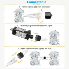 Load image into Gallery viewer, Christmas Icicle Lights String Lights 34ft 400 LED 8 Modes Waterproof Timer for Holiday Party Wedding, Multicolor
