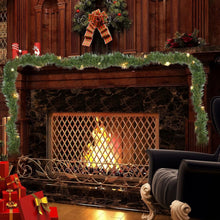 Load image into Gallery viewer, Maraawa 25-Foot Christmas Garland With Multi Lights - Perfect For Indoor Outdoor Fireplace Xmas Decoration, Or Christmas Decorations Tree - Pre-Lit Soft Artificial Christmas Garland
