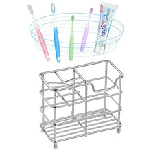 Load image into Gallery viewer, Meidong Stainless Steel Bathroom Toothbrush Holder Toothpaste Holder

