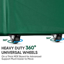 Load image into Gallery viewer, COWIN Rolling Christmas Tree Storage Bag, Fits Up to 7.5 ft Christmas Trees, with 2 Swivel Wheels and Reinforced Carry Handles, 600D Oxford Fabric Christmas Tree Bag, Green
