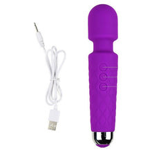 Load image into Gallery viewer, Personal Massager Wand Massager Powerful with 20 Vibrating Patterns 8 Speeds Body Massager Cordless Rechargeable for Back Neck Shoulder Sports Recovery

