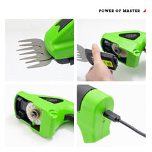 Load image into Gallery viewer, Cowin Cordless Grass Shear, 2-in-1 Electric Cordless Hedge Trimmer, Green
