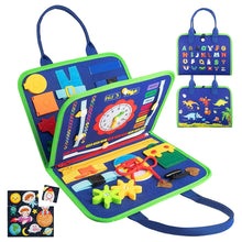 Load image into Gallery viewer, Silensys Busy Board Montessori Toys Busy Book Gift for 1 2 3 4 Year Old Toddler Sensory Board Travel Toys
