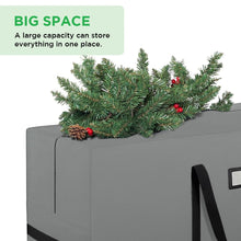 Load image into Gallery viewer, Swfoer 9 ft Christmas Tree Storage Bag for Artificial Xmas Holiday Trees,Waterproof Christmas Bags with Reinforced Handles Strong Zipper, Grey

