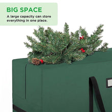 Load image into Gallery viewer, Swfoer Large Christmas Tree Storage Bag 9 ft, Heavy Duty Christmas Tree Container, Waterproof Xmas Tree Storage Box, Green
