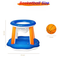 Load image into Gallery viewer, Pool Volleyball Net Basketball Hoop Inflatable Pool Floats Toys Swimming Water Games for Adults and Kids,Orange
