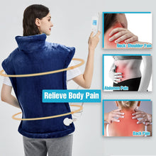 Load image into Gallery viewer, Heating Pad for Back Neck and Shoulders 24" x33'' Heating Vest 6 Heating Levels Fast for Relaxing Birthday Gifts
