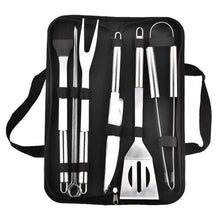 Load image into Gallery viewer, Grilling Accessories BBQ Grill Tools Set, 9 Pieces Stainless Steel Grill Kit with Case, Barbecue Utensil Tool
