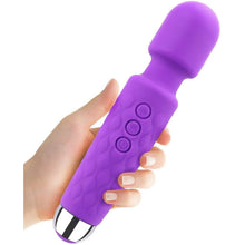 Load image into Gallery viewer, Personal Massager Wand Massager Powerful with 20 Vibrating Patterns 8 Speeds Body Massager Cordless Rechargeable for Back Neck Shoulder Sports Recovery

