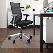 Load image into Gallery viewer, Kibhous Office Mat for Hardwood Floor, 36" x 48" Rectangle Clear Chair Mat for Easy Glide and Protection, Under Desk Matte Chair Mat, PVC Floor Mat for Office and Home
