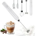 Load image into Gallery viewer, Uncahome Milk Frother Wand Drink Mixer - Handheld Milk Frother Electric Whisk - Easy-Clean Stainless Steel Frother Wand &amp; Mini Blender - Electric Coffee Frother for Milk Coffee Lattes
