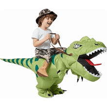 Load image into Gallery viewer, Swfoer Inflatable Dinosaur Costume for Boys Girls Halloween Cosplay Party
