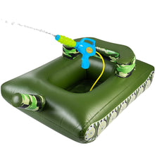 Load image into Gallery viewer, Pool Floats Tank Kids Pool Toys with Squirt Gun Inflatable Ride-on for Toddlers Kids Aged 3 4 5 6 7 8 Years
