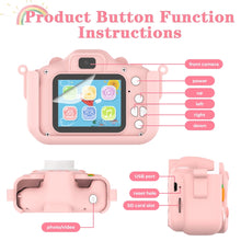Load image into Gallery viewer, Funsmile Kids Camera Digital Video Cameras Toys Camera Birthday Gift for Kids Age 3-8 with 32GB SD Card
