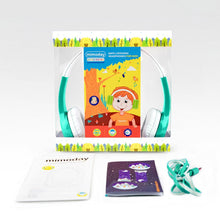 Load image into Gallery viewer, Funsmile Kids Headphones Wired Headphones for Kids with 3.5 MM Foldable On-Ear Headse Kids Headphones for Smartphone Tablet Computer MP3 / 4 Green
