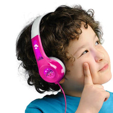 Load image into Gallery viewer, Funsmile Kids Headphones Wired Headphones for Kids with 3.5 MM Foldable On-Ear Headse Kids Headphones for Smartphone Tablet Computer MP3 / 4 Pink
