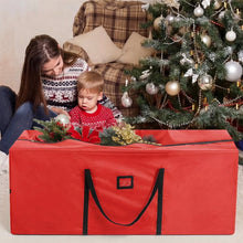 Load image into Gallery viewer, 9FT Christmas Tree Storage Bag, Large Christmas Tree Bag for Storage Waterproof Christmas Tree Box, Red
