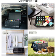 Load image into Gallery viewer, Trunk Organizer Car Organizer and Storage Cargo Organizer Suv Trunk Storage Box Organizer Car Trunk Box Car Compartment Organizer with Cover Collapsible Large
