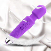 Load image into Gallery viewer, Personal Massager Wand Massager Powerful with 20 Vibrating Patterns 8 Speeds Body Massager Cordless Rechargeable for Back Neck Shoulder Sports Recovery
