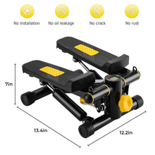 Load image into Gallery viewer, COWIN Stair Stepper for Exercises Home Mini Stepper with Resistance Bands 330lbs Weight Yellow
