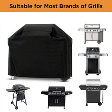 Load image into Gallery viewer, Grill Cover, 58 inch BBQ Gas Grill Cover Waterproof Weather Resistant, Dustproof , Fade Resistant, UV Resistant Material for Char-Broil Grills, Black
