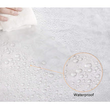 Load image into Gallery viewer, EVA Shower Curtain Liner Waterproof 3D Water Cube Clear Bathroom Shower Curtains 78" x 72" No Chemical Smell Extra Long for Shower Stall Bathtubs

