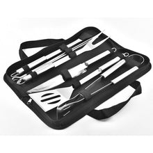 Load image into Gallery viewer, Grilling Accessories BBQ Grill Tools Set, 9 Pieces Stainless Steel Grill Kit with Case, Barbecue Utensil Tool
