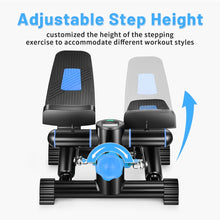 Load image into Gallery viewer, COWIN Stair Stepper for Exercises Home Mini Stepper with Resistance Bands 330lbs Weight
