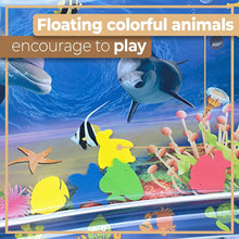 Load image into Gallery viewer, Tummy Time Baby Water Mat, Inflatable Infant Baby Toys for 3 6 12 Months,Fun Activity Center Play Mat Gift for Boy &amp; Girl Newborn Early Sensory Development BPA-Free
