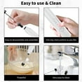 Load image into Gallery viewer, Uncahome Milk Frother Wand Drink Mixer - Handheld Milk Frother Electric Whisk - Easy-Clean Stainless Steel Frother Wand &amp; Mini Blender - Electric Coffee Frother for Milk Coffee Lattes
