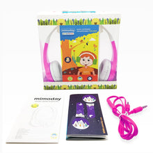 Load image into Gallery viewer, Funsmile Kids Headphones Wired Headphones for Kids with 3.5 MM Foldable On-Ear Headse Kids Headphones for Smartphone Tablet Computer MP3 / 4 Pink
