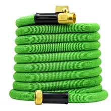Load image into Gallery viewer, Mighty Rock Expandable Flexible Garden Retractable Hose Free Spray Nozzle Easy Storage Gardening Car Wash Household Green 100ft(hose only)
