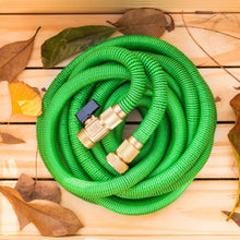 Load image into Gallery viewer, Mighty Rock Expandable Flexible Garden Retractable Hose Free Spray Nozzle Easy Storage Gardening Car Wash Household Green 100ft(hose only)
