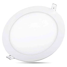 Load image into Gallery viewer, COSMONIC Ultra Thin 18W LED Ceiling Panel Light 8" Recessed Round Downlight for Home, Office, Mall, Low Energy Consumption Non Dimmable with Driver 3000-3500K (18W, Warm White)
