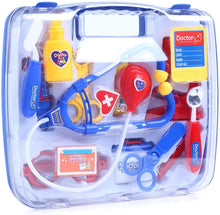 Load image into Gallery viewer, Pretend &amp; Play Doctor Set Blue - 15 Pieces, Ages 3+ Doctor Kit for Kids, Toddler Doctor Kit, Toy Medical Kit, Toddler Social Emotional Learning Toys
