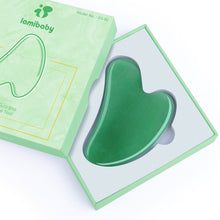 Load image into Gallery viewer, Gua Sha Facial Tool, LAMIBABY Gua Sha Scraping Massage Tool for Facial Body Skin, 100% Natural Jade Stone Guasha Board with Heart Shape for SPA Acupuncture Therapy Trigger Point Treatment, Ideal Gift
