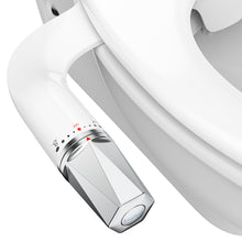 Load image into Gallery viewer, Bidet Toilet Seat Attachment, Non-Electric Self Cleaning Bidet with Posterior &amp; Feminine Wash, Bidet for Toilet with Adjustable Water Pressure and Brass Inlet
