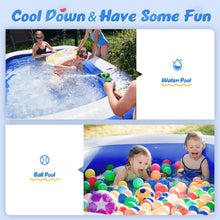 Load image into Gallery viewer, Inflatable Swimming Pool for Kids, 120"x72"x22" Full-Sized Family Swim &amp; Ball Pool for 2 3 4 5 Years Old Kids and Adults, Summer Swim Center for Garden and Backyard
