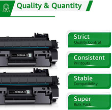 Load image into Gallery viewer, GREENSKY Compatible Ink Cartridge Replacement for HP P2035 P2035N P2055DN P2030 P2050 P2055D P2055X (Black, 2-Pack) Printer
